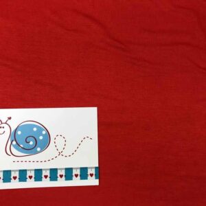 Viscose-Jersey uni rot