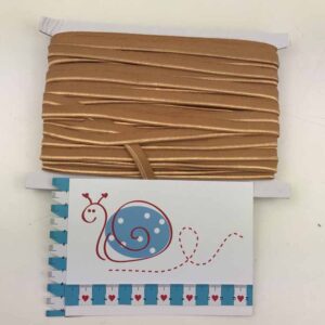 Elastisches Paspelband Senf