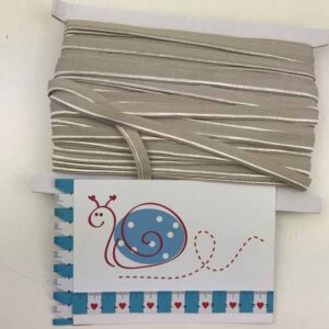 Elastisches Paspelband Beige