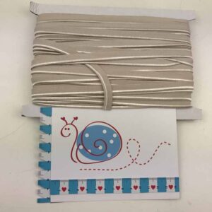 Elastisches Paspelband Pebble