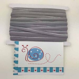 Elastisches Paspelband Middle Grey