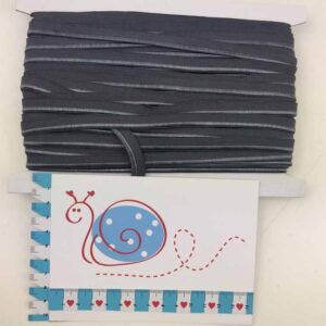 Elastisches Paspelband Anthrazit