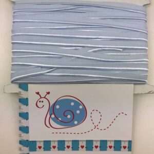 Elastisches Paspelband Hellblau