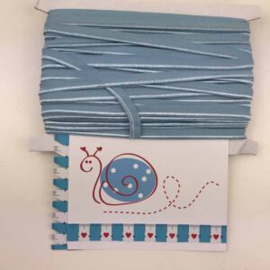 Elastisches Paspelband Aqua