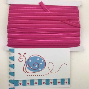 Elastisches Paspelband Fuchsien