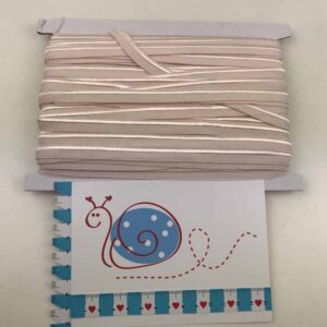 Elastisches Paspelband Old Pink
