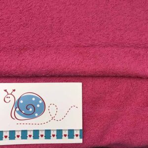 Frottee Baumwolle- pink