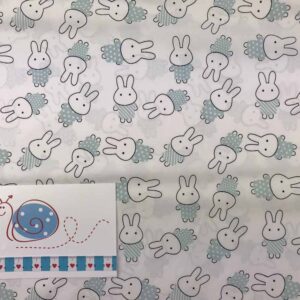 Baumwoll Druck Bunnys 10