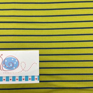 French Terry Ringel gelb/blau 005