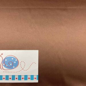 Polyester Satin braun