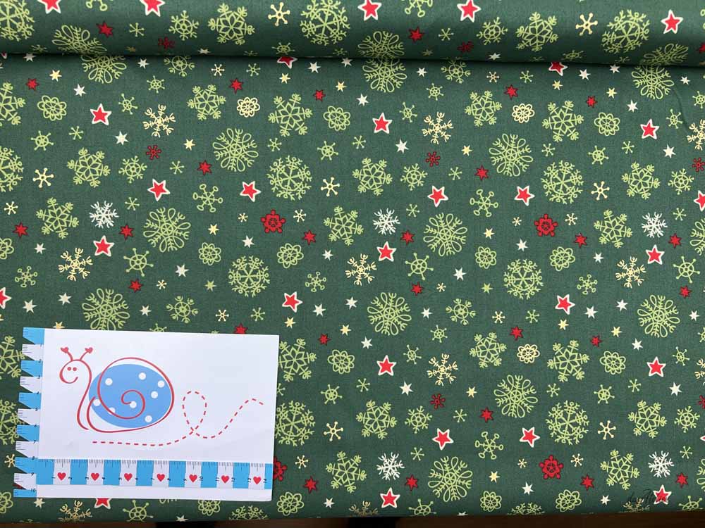 Baumwoll-Druck Weihnachten 0001