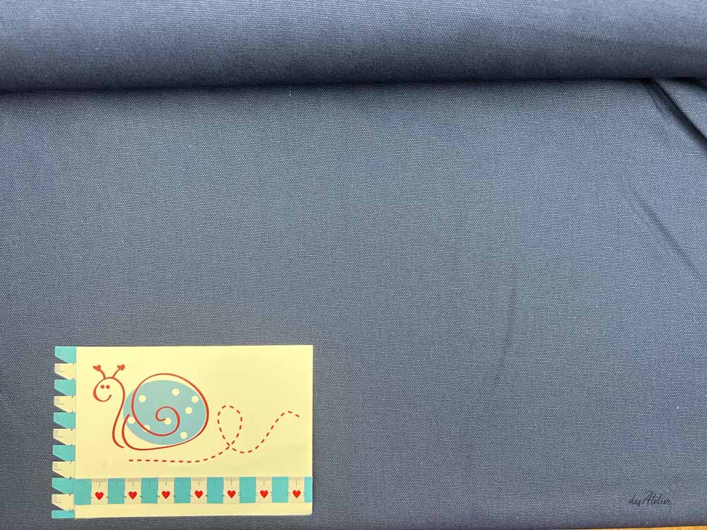 Dekostoff Canvas 035 blau