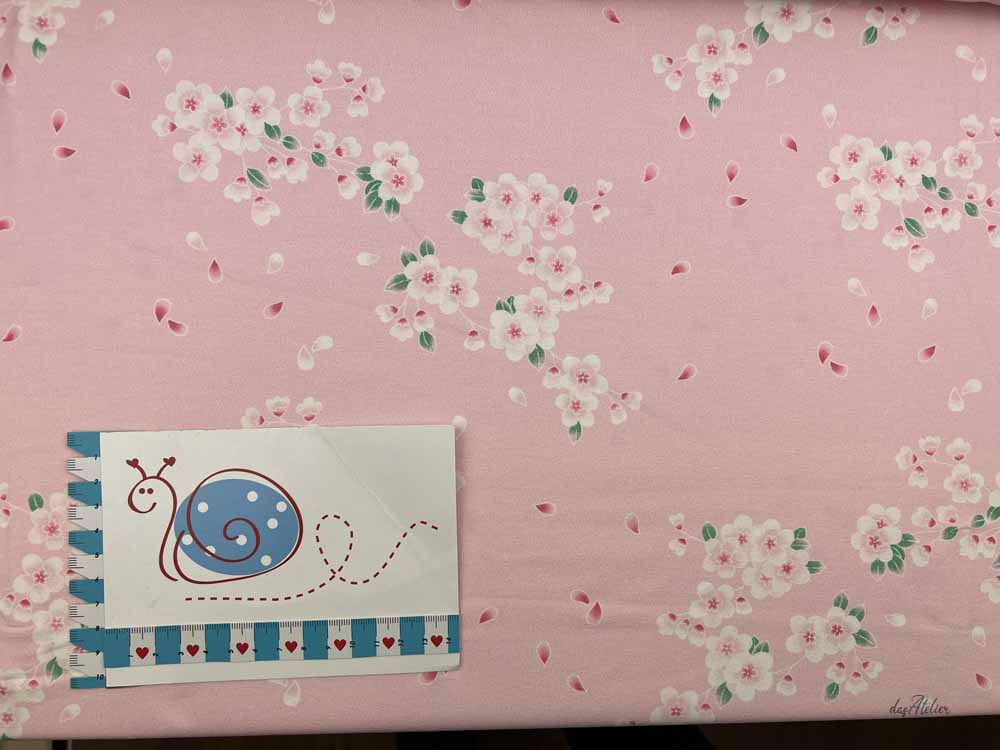 Baumwoll-Jersey Kawaili/ Cherry