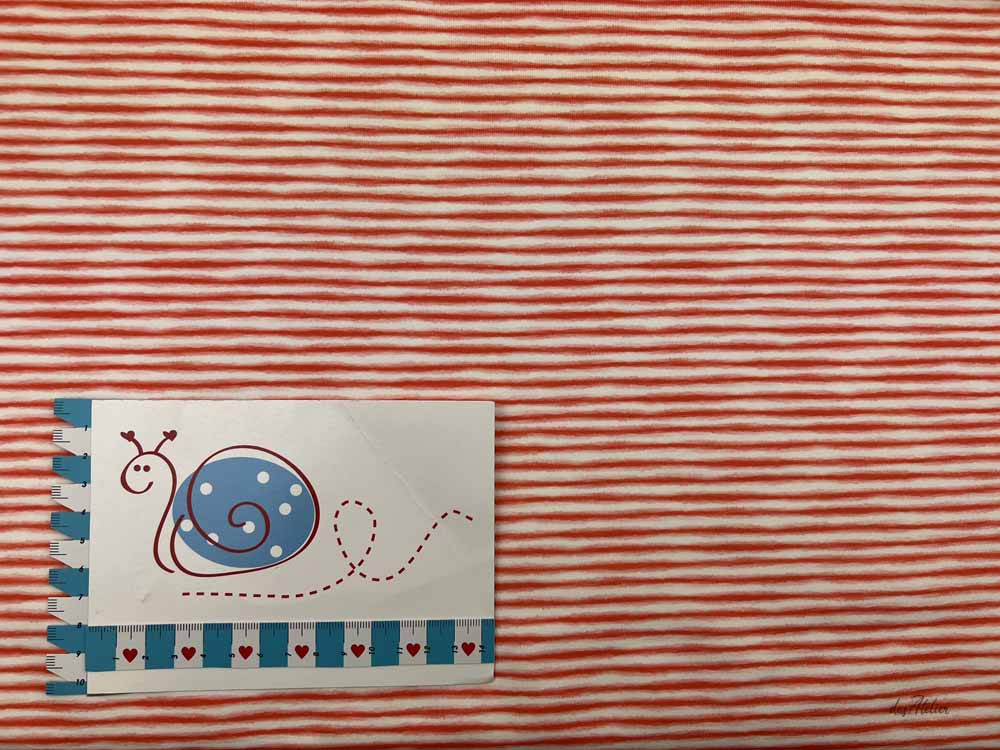 Baumwoll-Jersey Mini Stripe 70 hummer