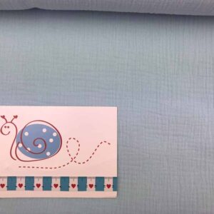 Musselin hellblau 006