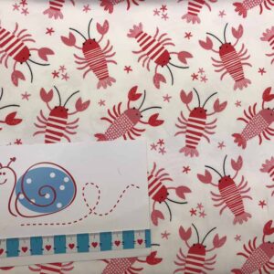 Bio Baumwoll-Jersey Lobster rot D 80449