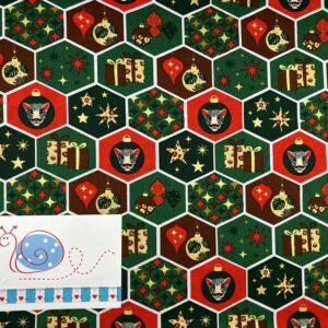 Baumwoll-Druck Weihnachten 4025