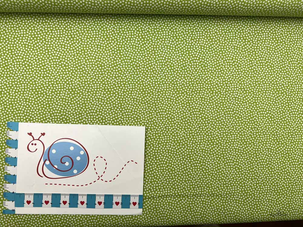 Baumwoll-Druck Dotty 11602 moosgrün