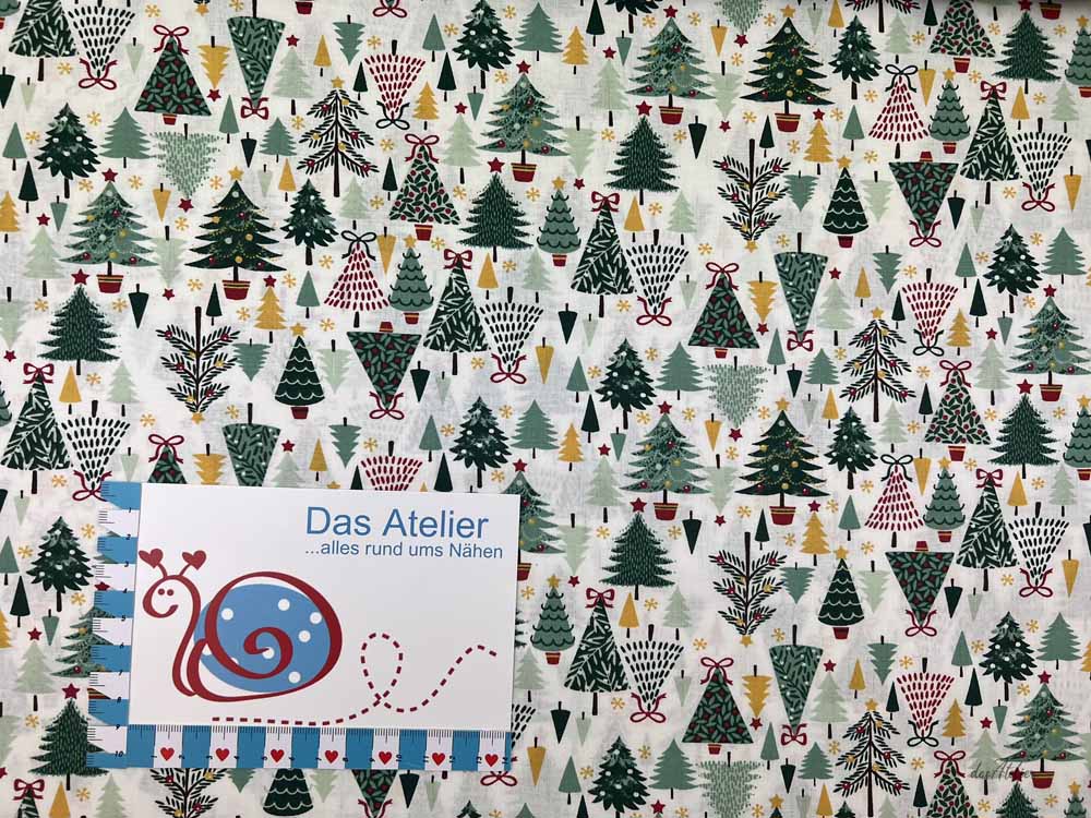 Baumwoll-Druck Weihnachten 8-510D