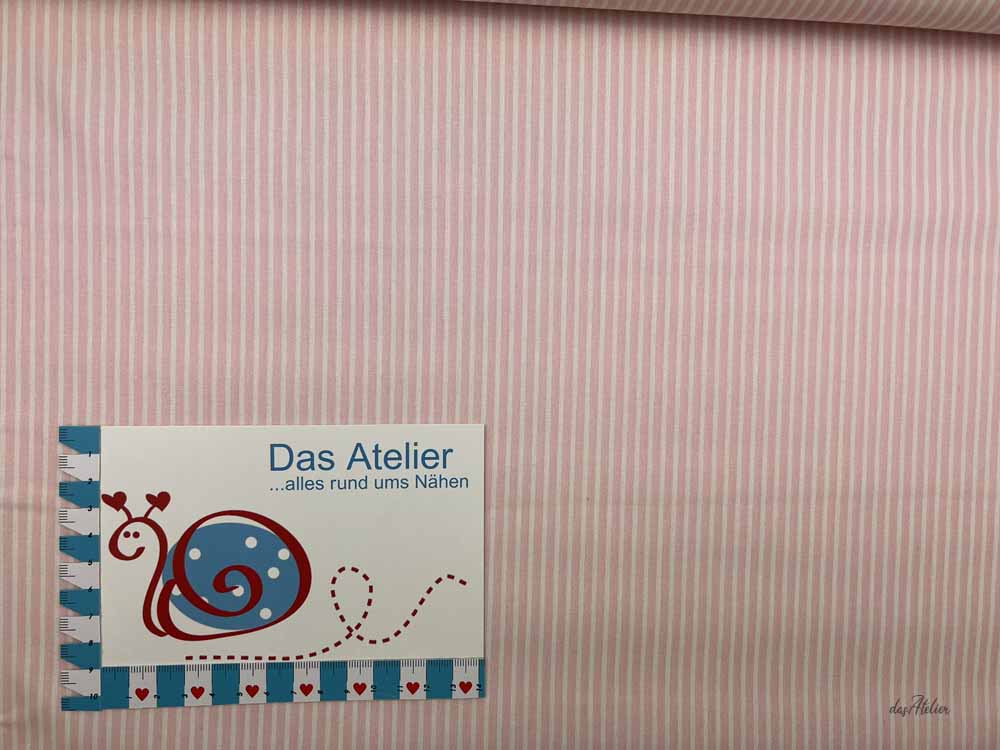 Baumwoll-Druck 021 Stripes rosa