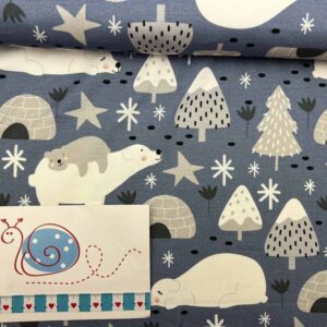 French Terry 4351 Winter Bear