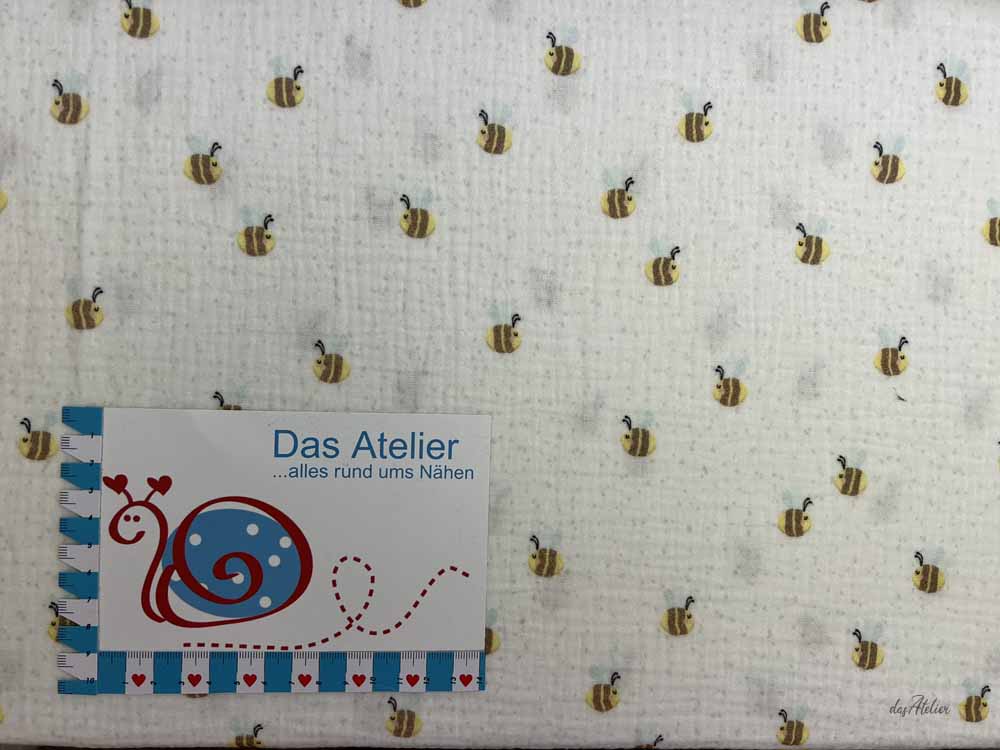 Musselin Bees weiss