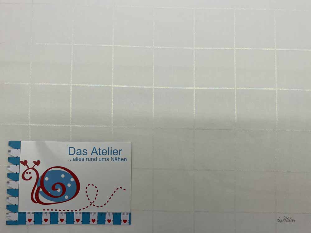 Baumwollstoff Popeline .065 holografische karos