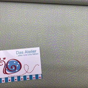 Baumwollstoff Popeline .303 grau/grün