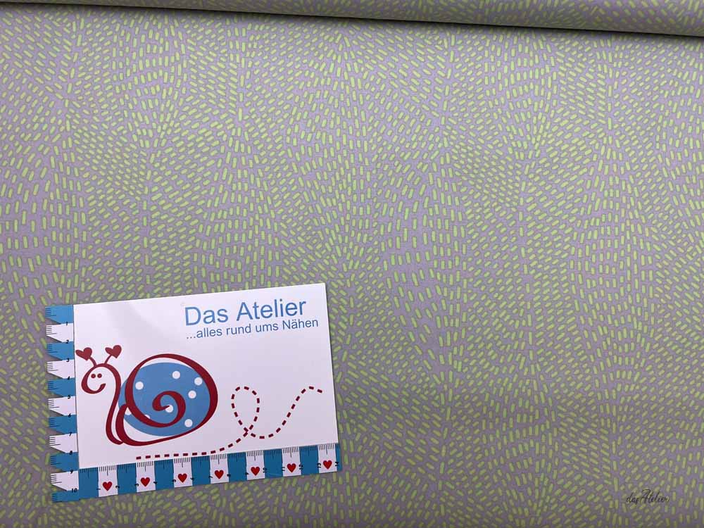 Baumwollstoff Popeline .303 grau/grün