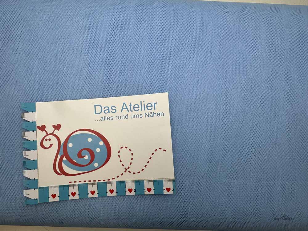Wabentüll hellblau 714