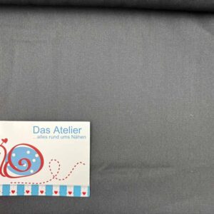 Dekostoff Canvas Uni schwarz 022